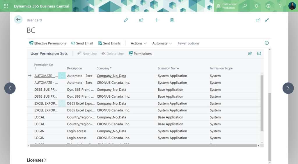 Dynamics Business Central