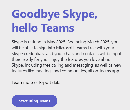 Skype is Ending GEM365