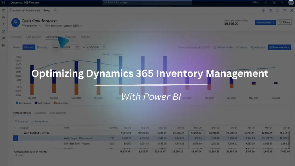Optimizing Dynamics 365 Inventory Management with Power BI