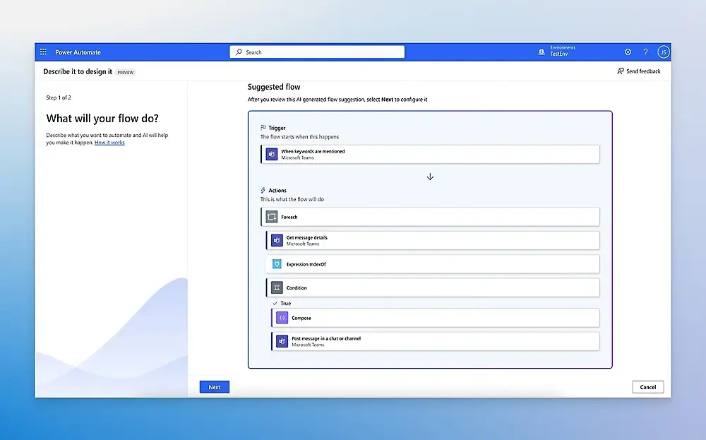 Power Automate Workflow GEM365