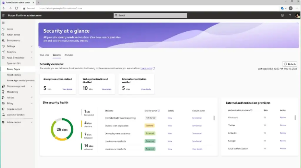Power Pages Security and Governance GEM365